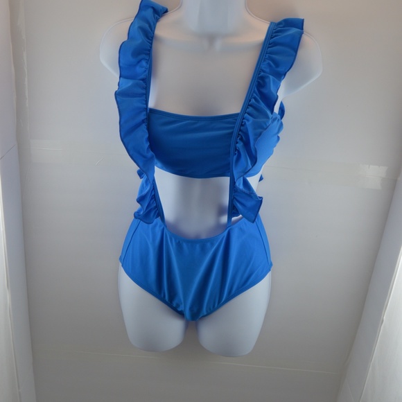 🔴 Two Piece Ruffle Strapped Swim Suit - Picture 3 of 7